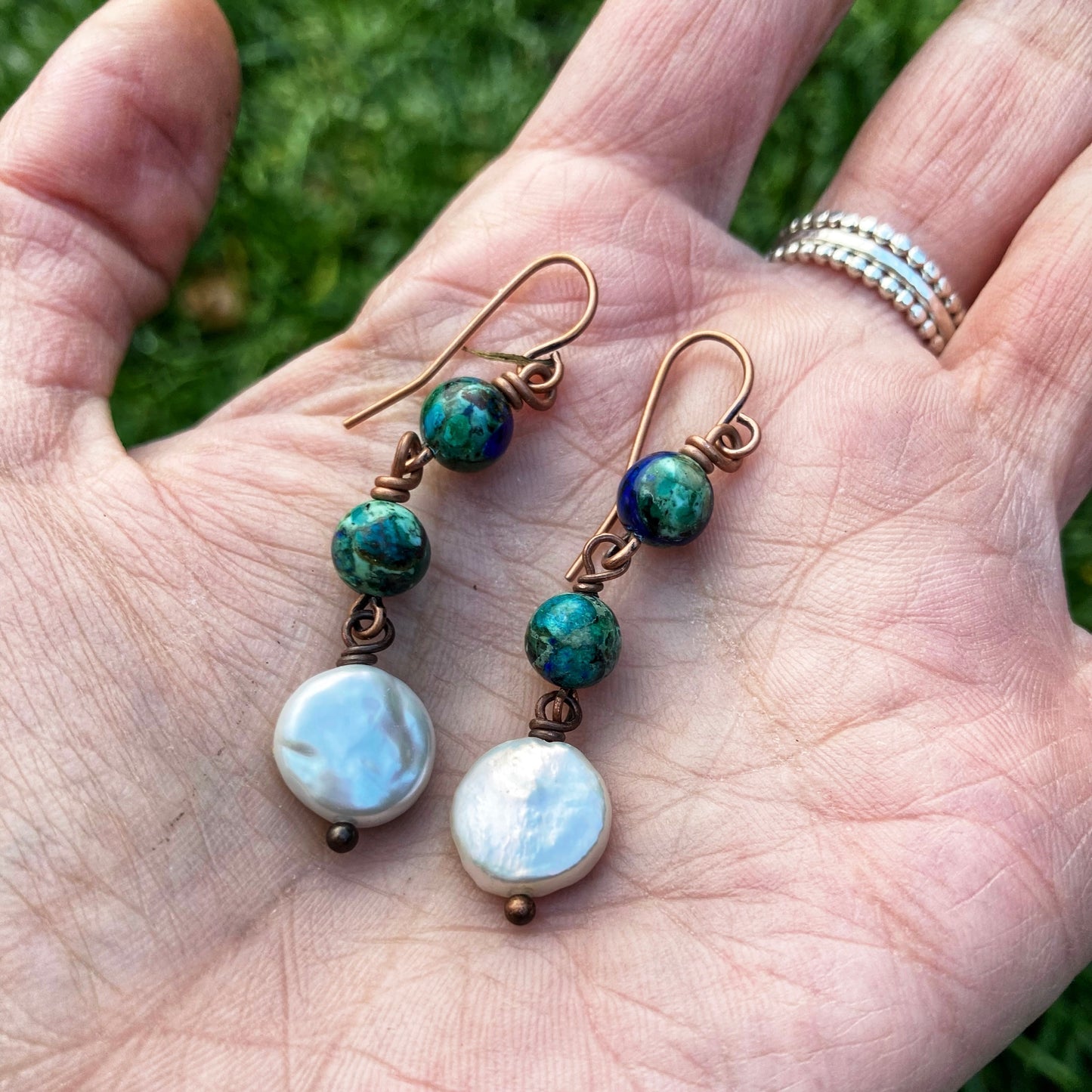 Pearly Orb Earrings