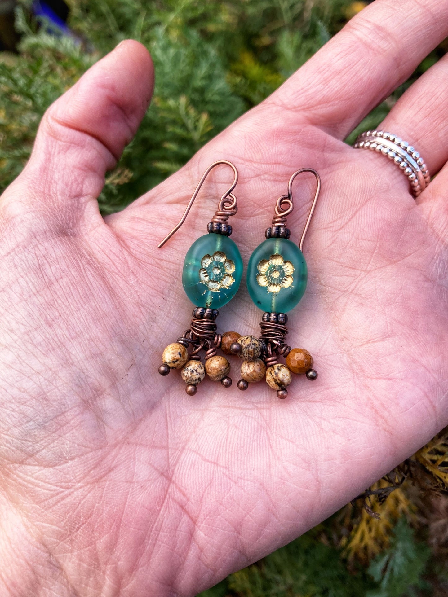 Floral Cluster Earrings