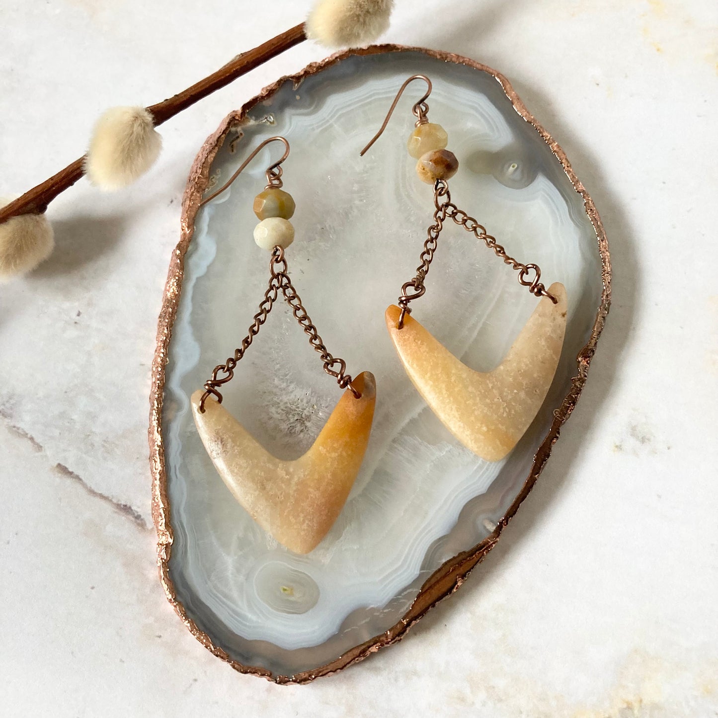 Autumn Amazonite Earrings