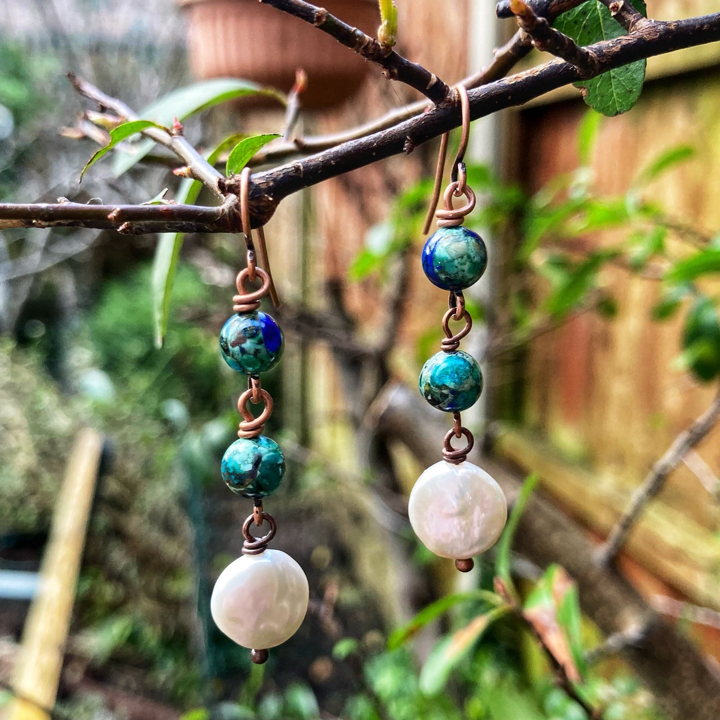 Pearly Orb Earrings