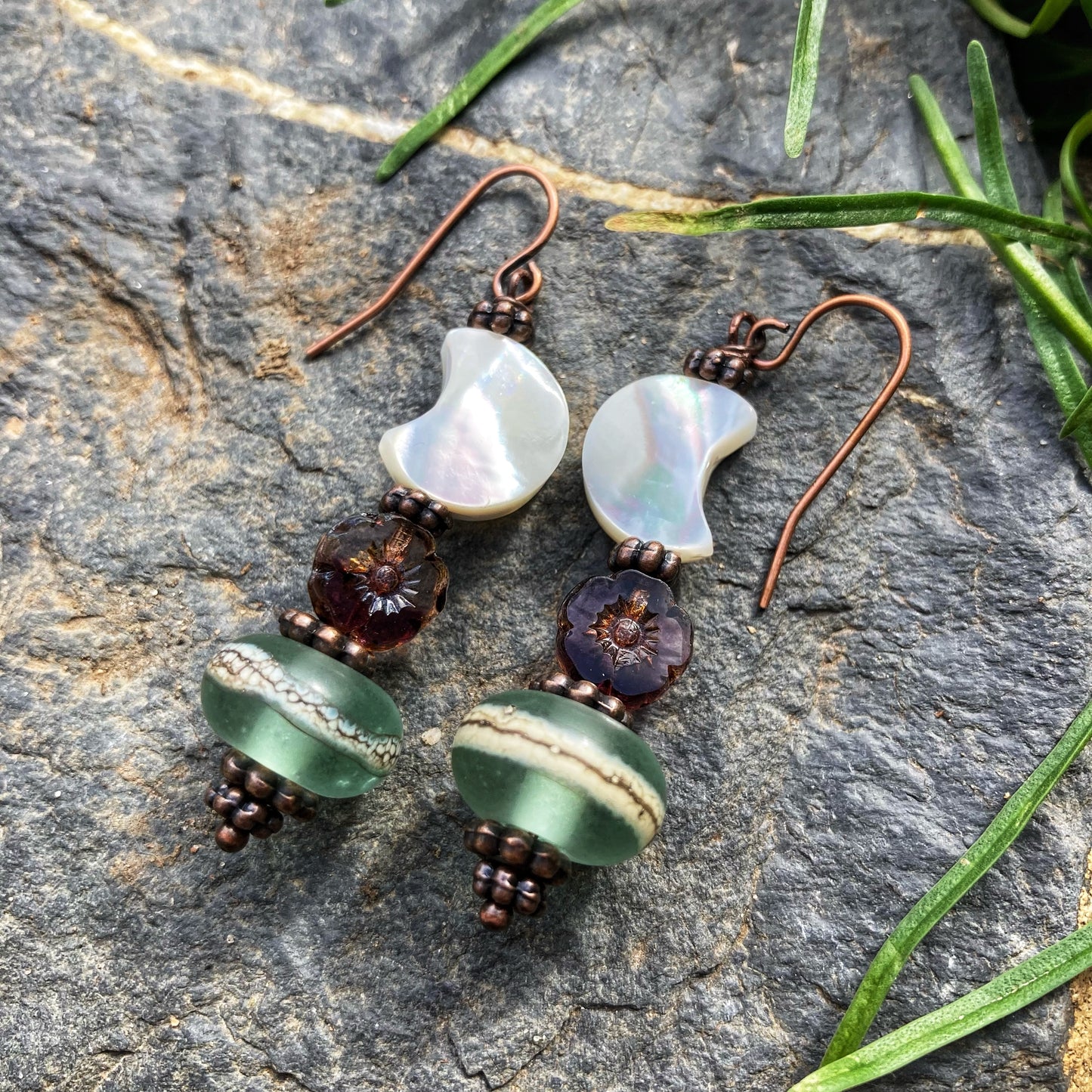 Moonlit Seafoam Earrings