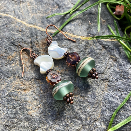 Moonlit Seafoam Earrings