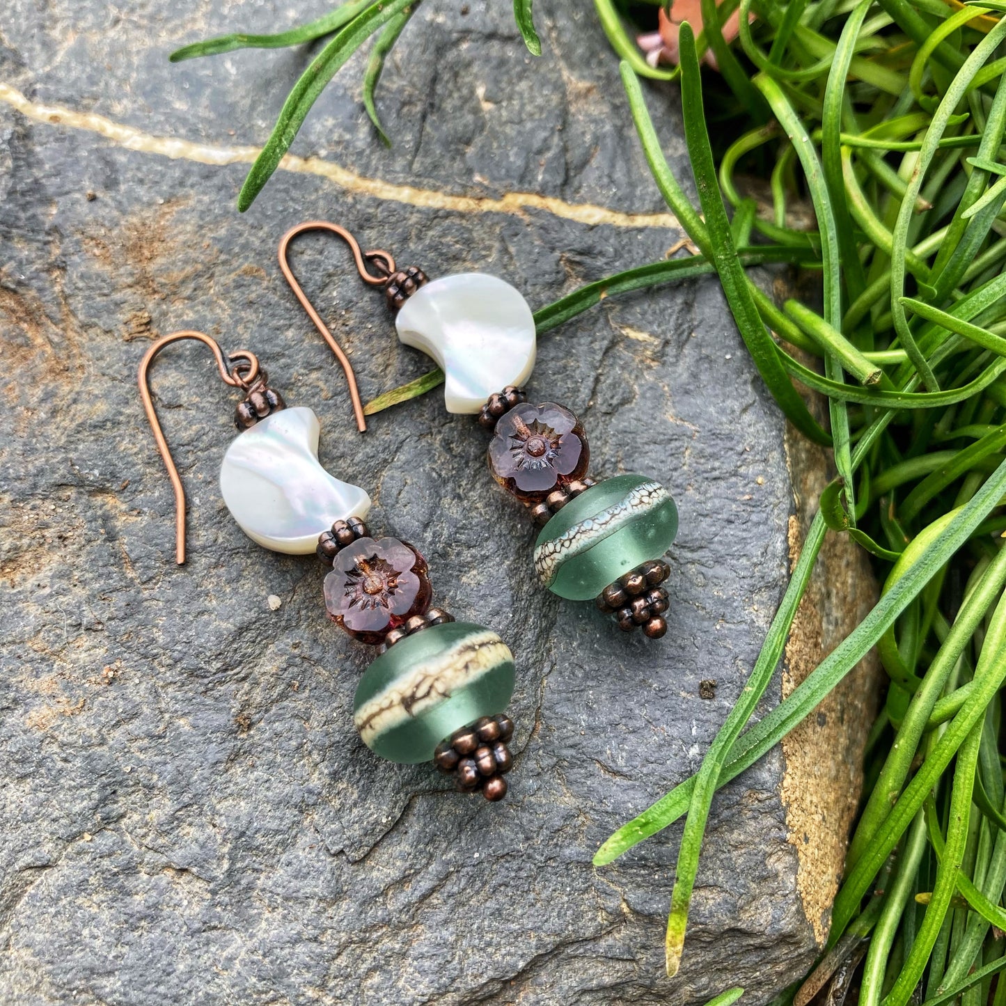 Moonlit Seafoam Earrings