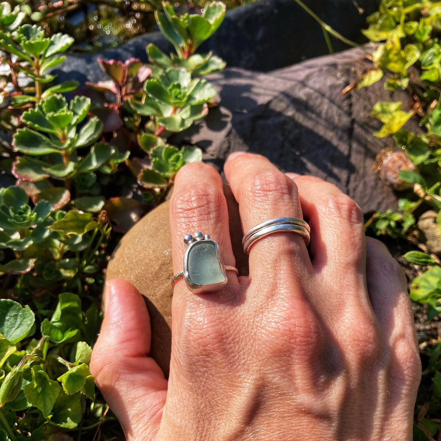 Ariel Sea Glass Ring