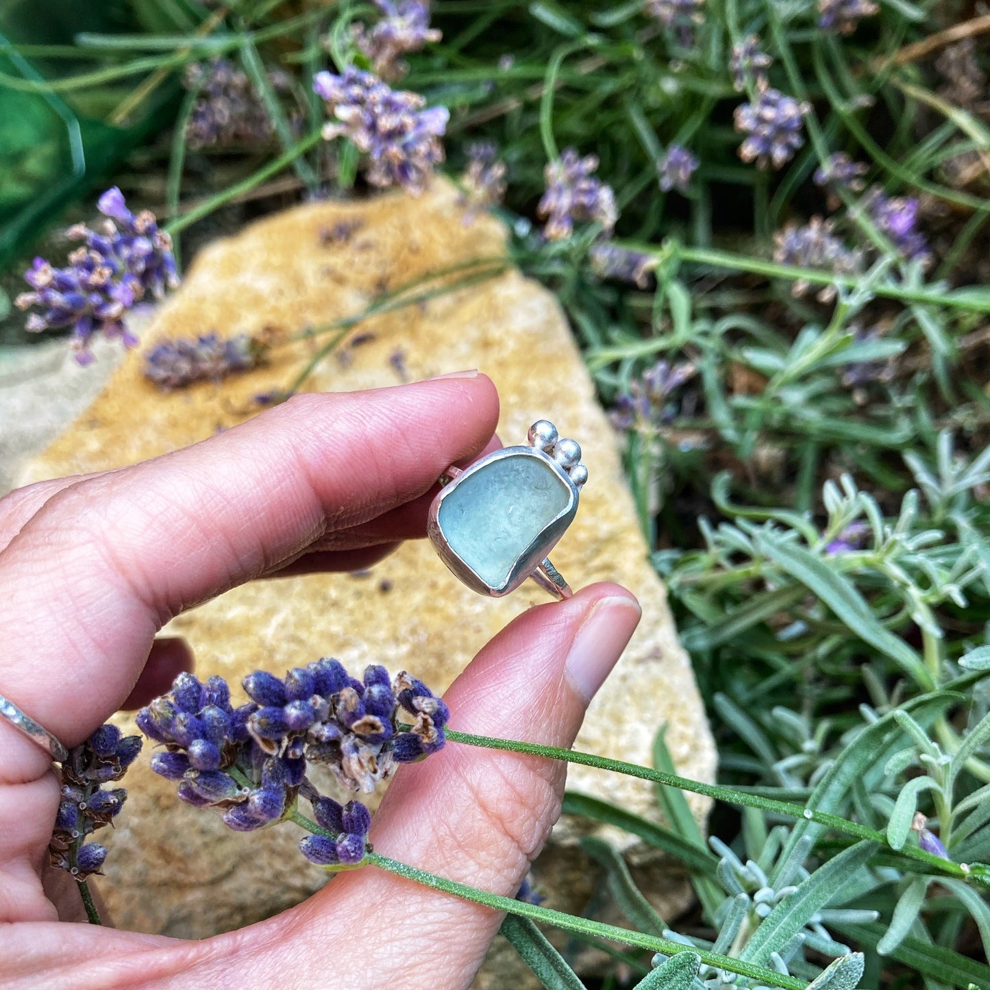 Ariel Sea Glass Ring