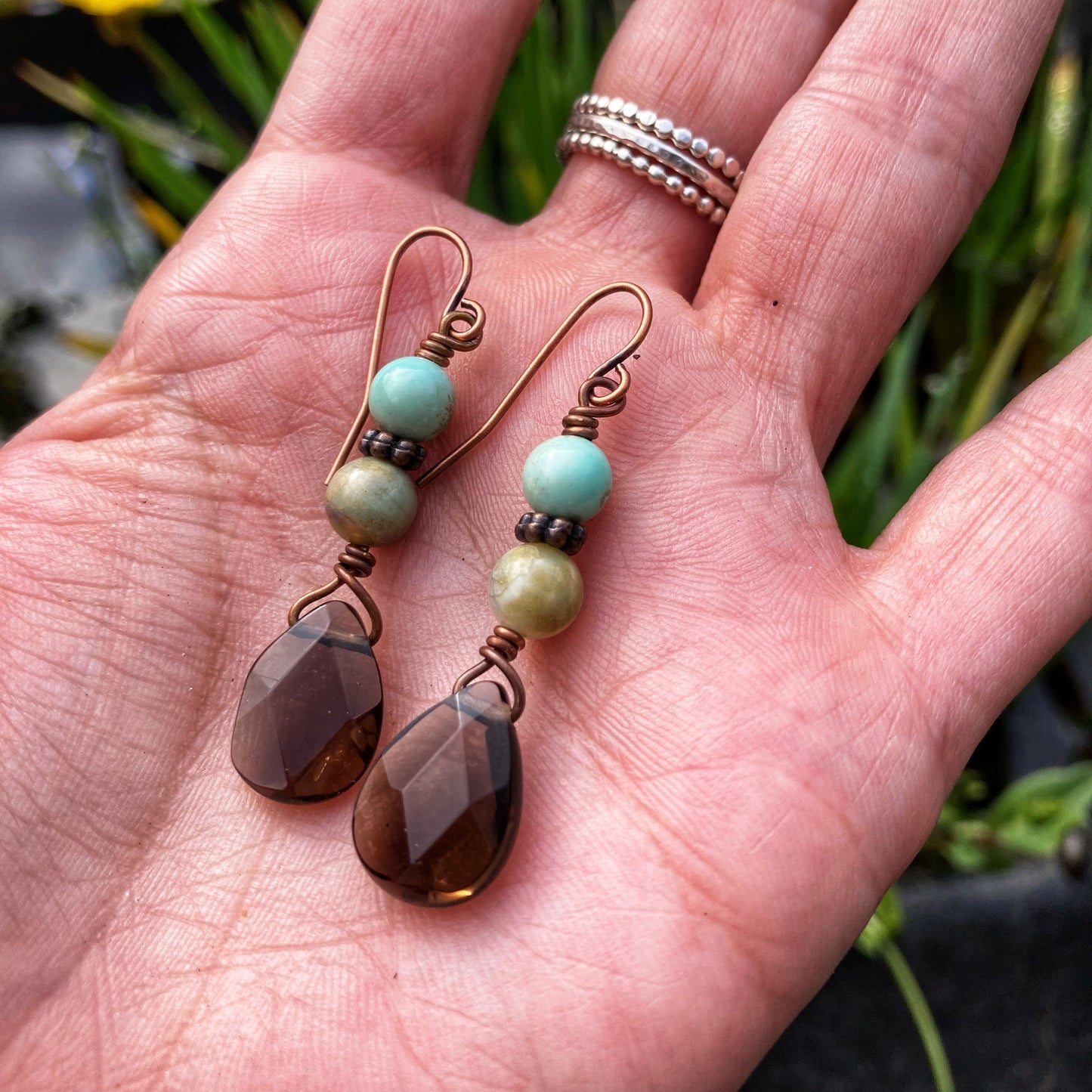 Smoky Quartz Earrings