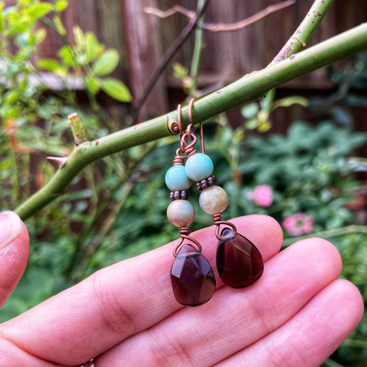 Smoky Quartz Earrings