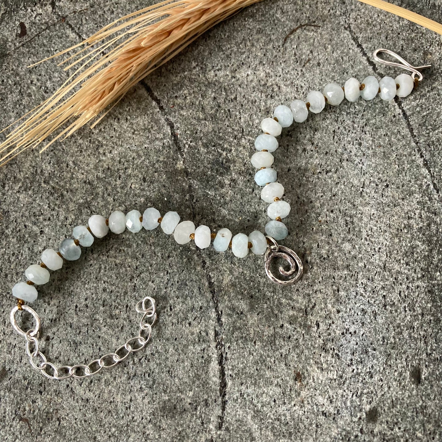 Sterling Silver Wave Bracelet