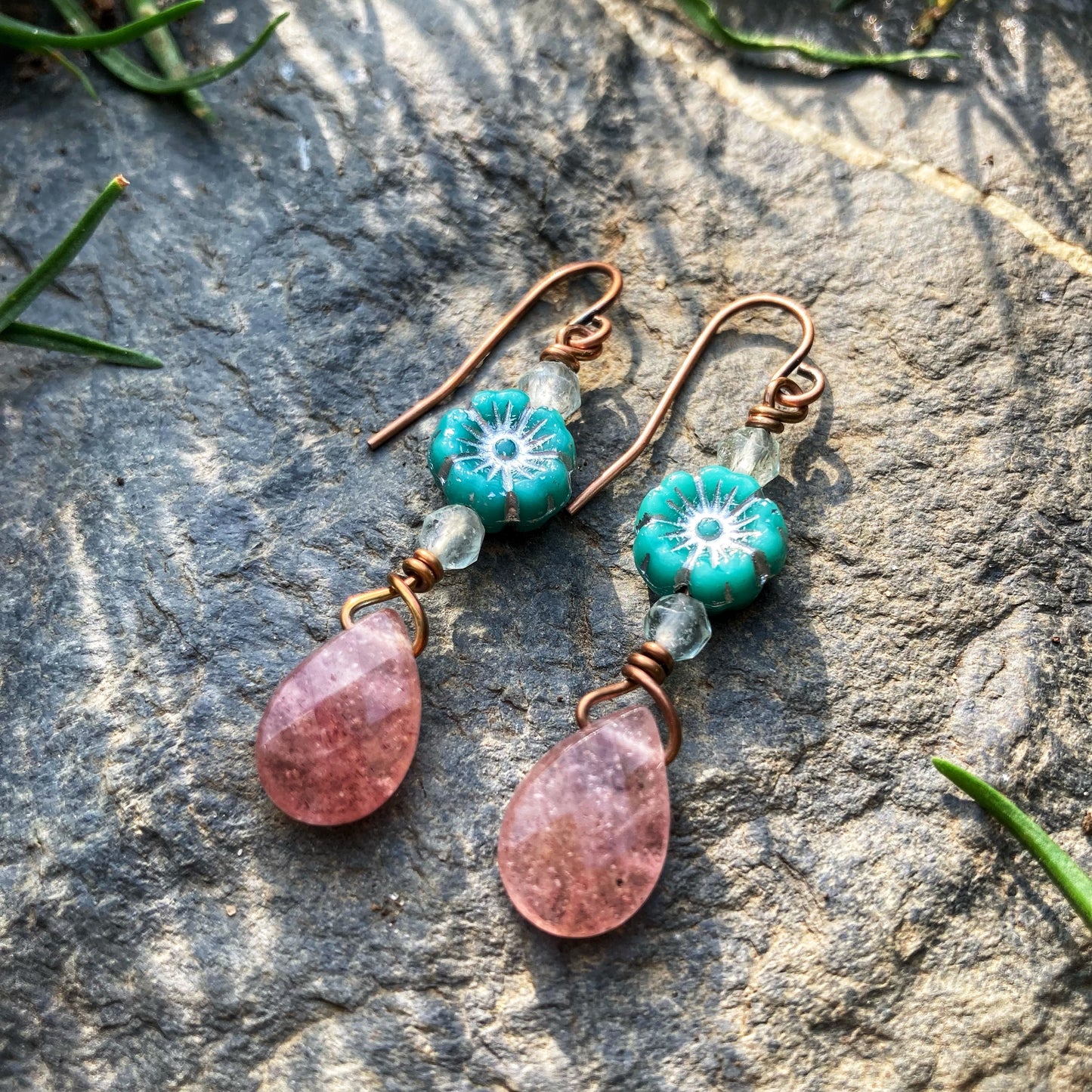 Strawberry Bloom Earrings